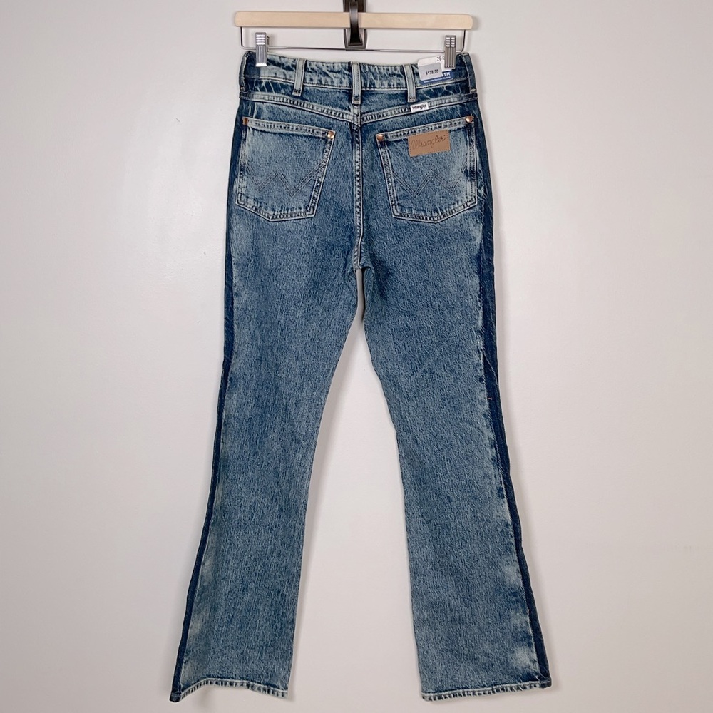 WRANGLER Women's Block High Rise Westward Bootcut Jeans Size 26 | 32" Inseam NWT - Picture 7 of 9